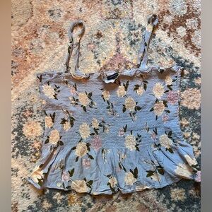 American Eagle Peplum Crop Top